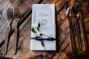 how to plan the perfect wedding menu